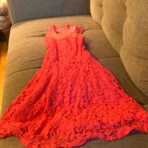 Red dress